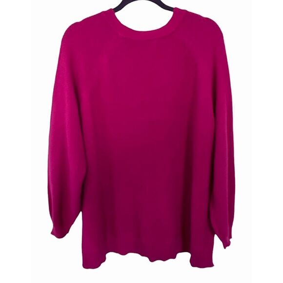 Time and Tru Hi-Low Raspberry Sweater Size XXL/20 - Picture 2 of 5